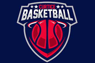design a bold, modern, and creative basketball logo