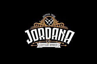 design a custom retro vintage barber shop logo