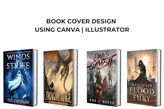 design ebook, paperback, and hardcover book covers