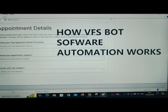 create vfs appointment bot, vfs appointment booking bot, visa bot, tls, bls bot