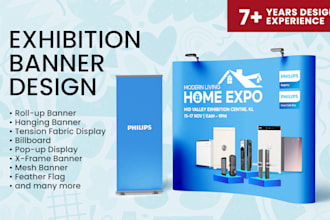 design roll ups, banners, billboards, backdrops and signages