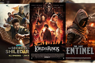 design a cinematic movie poster