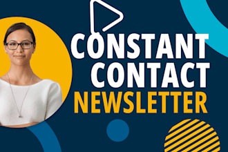custom email design constant contact email campaign email newsletter design