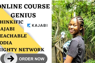 setup mighty networks podia thinkific kajabi learnworlds online course website