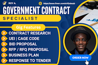 create rfp, rfq, sop and bid responses government contract