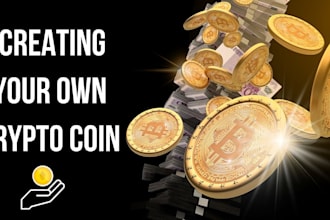 create custom crypto token or coin on any blockchain