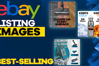design ebay listing images, product photo editing, 3d render