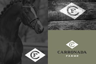design a custom vintage farm logo in 1 day