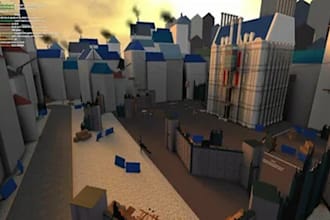 create a professional roblox map build game models develop a full roblox game