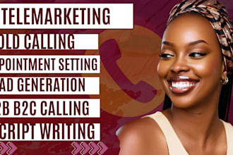 b2b cold calling telemarketing real estate virtual assistant, appointment setter