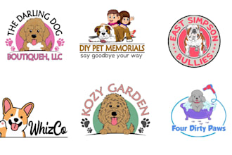 do modern kids, kick, shop, pets, app, games,animal dog pet care veterinary logo