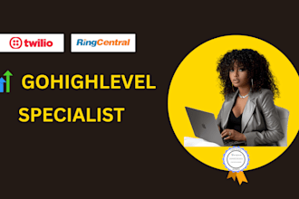 setup gohighlevel a2p 10dlc registration twilio ringcentral bulk SMS marketing