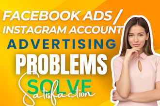 solve facebook ads account, business manager and instagram account disable issue