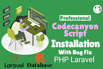install and configure any PHP script codecanyon laravel