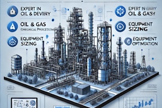 perform aspen hysys simulation, process optimization, and equipment sizing