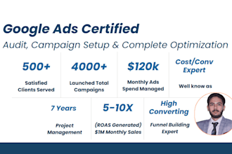 setup google ads optimization and audit