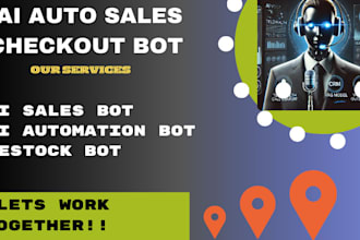 build ai auto checkout bot, retail sales bot, fastapi, gpt4, stock monitoring