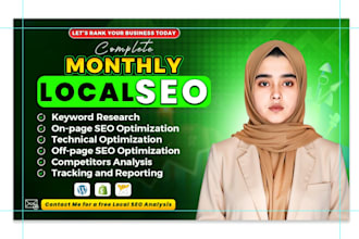 complete local SEO and google business profile optimization for top ranking