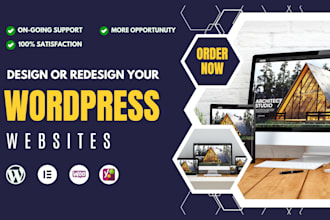 build, revamp, or rebuild a custom wordpress or elementor website