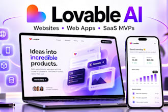 build lovable ai website, web app, and saas mvp