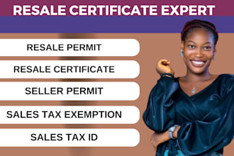 resale certificate, reseller certificate, sales tax exemption, seller permit