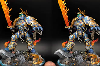 paint your warhammer 40k, age of sigmar, dnd, miniatures, gaming action figure