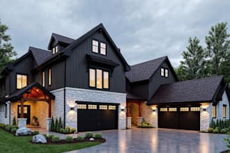 3d exterior design,3d rendering,exterior,house design