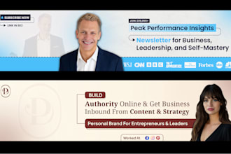 design the high quality linkedin banner that brings leads