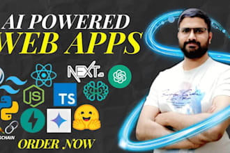 develop ai app with react, openai, langchain, gemini, nextjs, fastapi