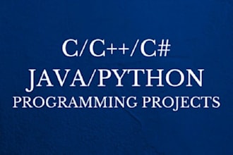 do computer science assigned, cpp, java ,python programming, c sharp and IT