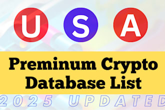 deliver USA crypto, forex users email database 2025 updated