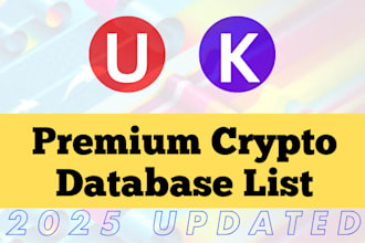 deliver UK crypto, forex users email database 2025 updated