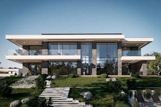 make a 3d visualization of the appearance of your house