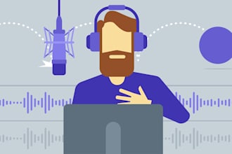 provide voice over for your scripts in male and female voices