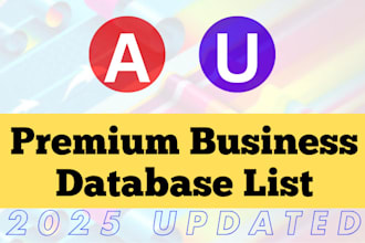 deliver 500k australia business database leads email list