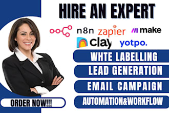 setup clay com workflow zapier automation hubspot apollo io klaviyo make com n8n