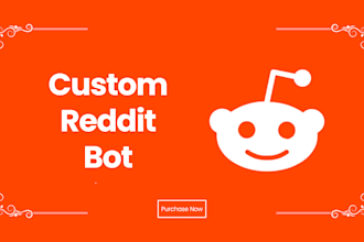 create a custom reddit bot