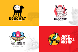create modern minimalist business logo design