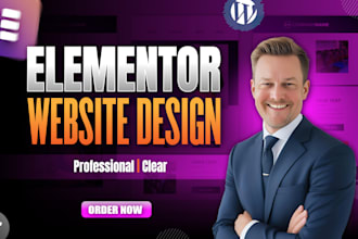create a custom elementor website design for your business