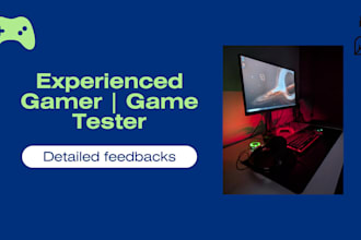 playtest and provide detailed feedback for your game
