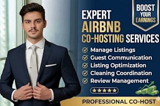 be your professional airbnb co host to manage your listings for maximum income