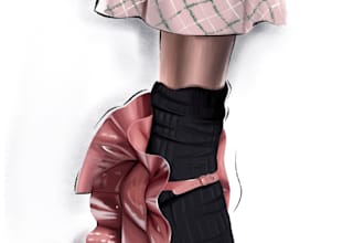 create stunning fashion shoe illustrations for your brand