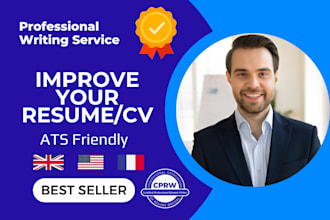 write and upgrade your resume, cv in english and french