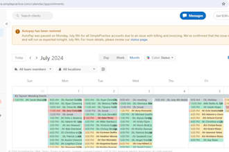 do mental health billing using simple practice, tebra and office ally