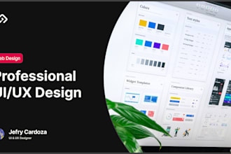 create professional website UX UI figma design
