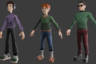 3d retopology, uv mapping and texturing for any model