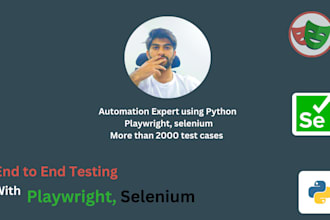 automate test cases with selenium playwright python pytest API ci cd
