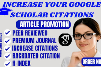 increase google scholar citation referencing research publications and journals