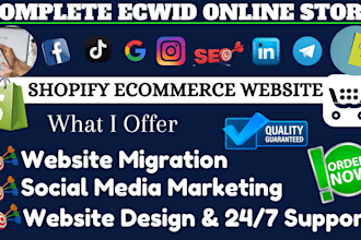 design complete ecwid online store ecwid dropshipping website shopify redesign