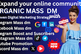 facebook mass dm twitter mass dm discord mass dm promo telegram dms instgram dm